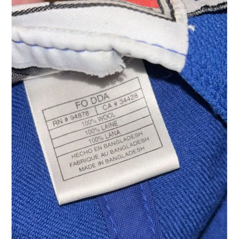 Y2K Indianapolis Colts IC Team Nike NFL Fitted Blue‎ Cap Hat Size 7.5 100% Wool